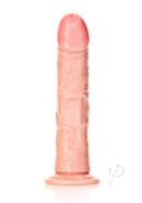 Realrock Curved Realistic Dildo With Suction Cup 7in -...