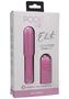 Pocket Rocket Elite Silicone Rechargeable Mini Vibrator With Removable Sleeve - Pink